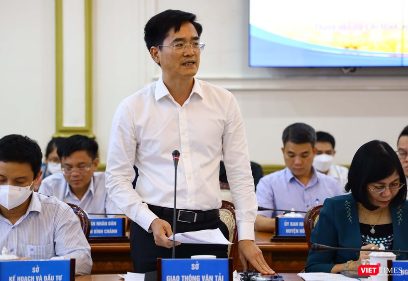 Giám đốc Sở GTVT TP.HCM Trần Quang Lâm thông tin về kế hoạch triển khai dự án