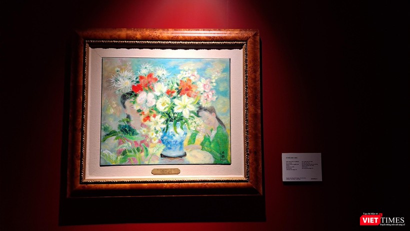 Lê Phổ - Hai thiếu nữ và hoa. Ảnh: Hòa Bình Lê Phổ - Hai thiếu nữ và hoa. Ảnh: Hòa Bình