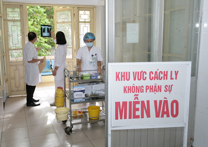 Khu vực cách ly tại Trung tâm Bệnh nhiệt đới, Bệnh viện Bạch Mai (Ảnh: BVCC) Khu vực cách ly tại Trung tâm Bệnh nhiệt đới, Bệnh viện Bạch Mai (Ảnh: BVCC)