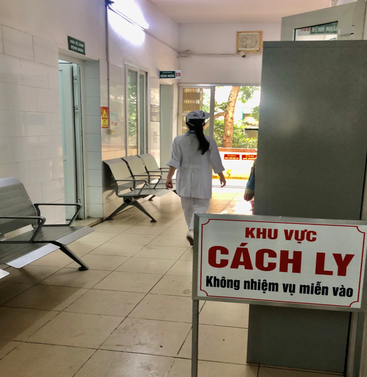 Khu vực điều trị cách ly (Ảnh: BVCC) Khu vực điều trị cách ly (Ảnh: BVCC)