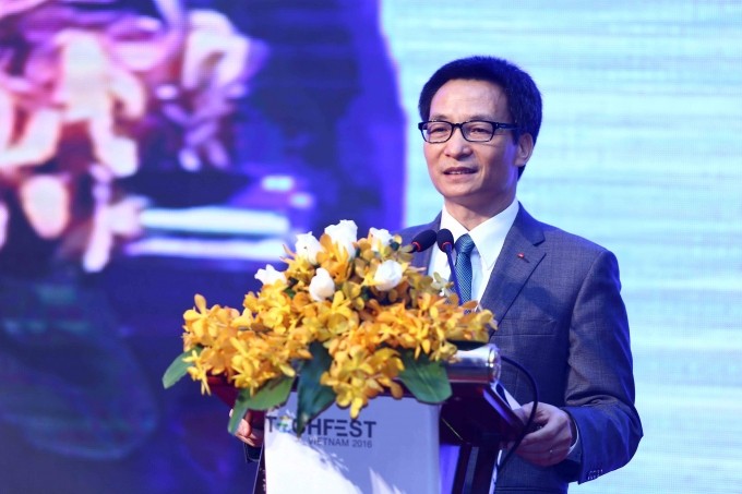 Phó Thủ tướng Chính phủ Vũ Đức Đam nhận định, không khí khởi nghiệp đổi mới sáng tạo đã thực sự lan tỏa rất tốt (Ảnh BTC cung cấp)