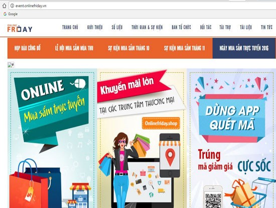 Ban tổ chức kỳ vọng tổng doanh thu của các doanh nghiệp tham gia trong 1 ngày diễn ra sự kiện chính Ngày mua sắm trực tuyến - Online Friday 2016 vào ngày 2/12 tới là hơn 1.000 tỷ đồng.