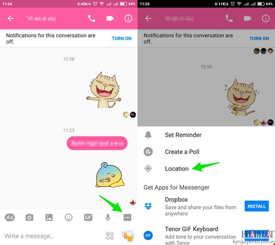 Chia sẻ vị trí theo thời gian thực với bạn bè.