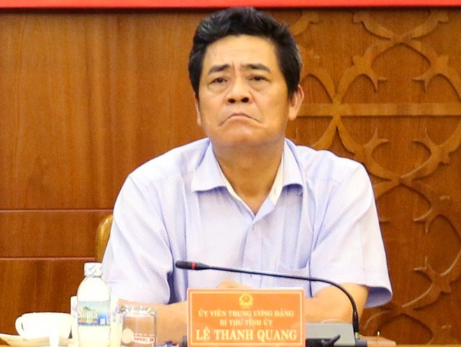 Ông Lê Thanh Quang - Bí thư Tỉnh ủy Khánh Hòa.