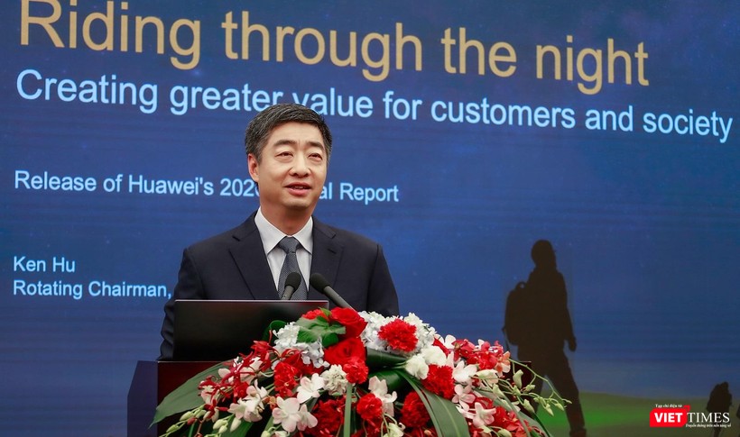 Ông Ken Hu - Chủ tịch luân phiên của Huawei.