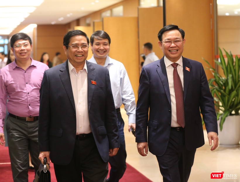 Ông Phạm Minh Chính tại một phiên họp của Quốc hội.