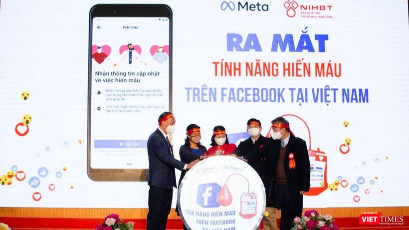 Lễ ra mắt tính năng Hiến máu trên Facebook tại Việt Nam. Lễ ra mắt tính năng Hiến máu trên Facebook tại Việt Nam.