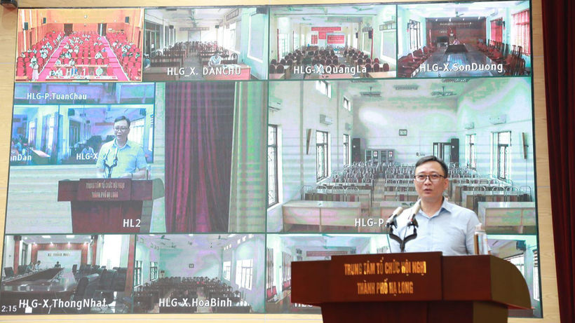 Ông Nguyễn Tuấn Minh - Phó Chủ tịch UBND TP. Hạ Long phát biểu tại Hội nghị