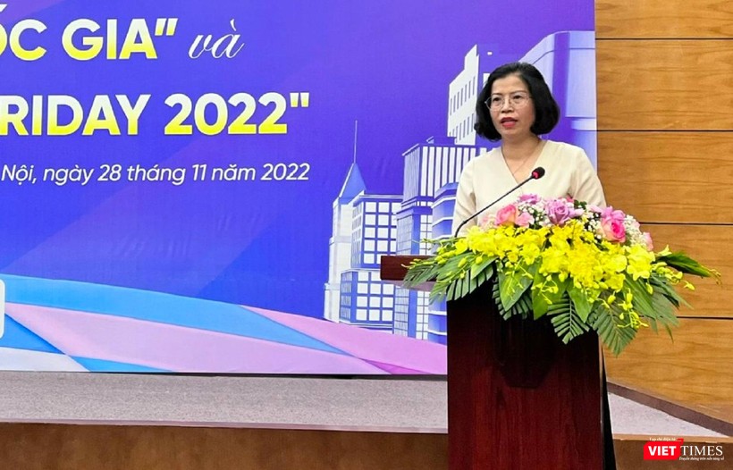 Bà Nguyễn Thị Minh Huyền, Phó Cục trưởng Cục Thương mại điện tử và Kinh tế số, Bộ Công thương