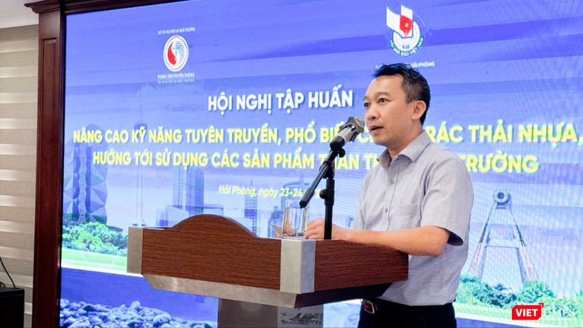 Ông Cao Minh Tuấn, Phó Giám đốc Trung tâm Truyền thông Tài nguyên và Môi trường. vt_HNTH3.jpg