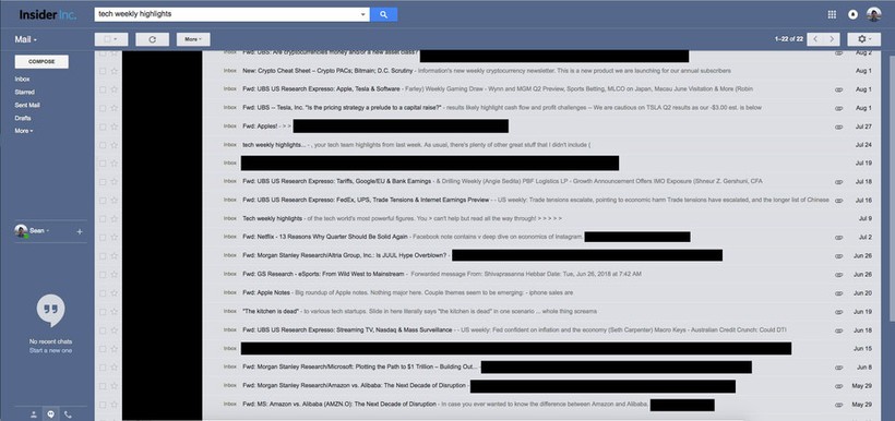 Hộp thư Gmail giao diện cũ