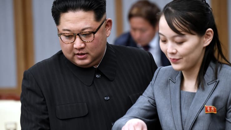 Ông Kim Jong-un và bà Kim Yo Jong trong hội nghị thượng đỉnh liên Triều (Ảnh: CNBC) Ông Kim Jong-un và bà Kim Yo Jong trong hội nghị thượng đỉnh liên Triều (Ảnh: CNBC)