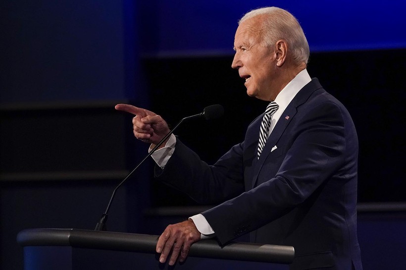 Biden cho rằng ông Trump đã nói dối người dân Mỹ về mức độ nguy hiểm của COVID-19 (Ảnh: CNN)