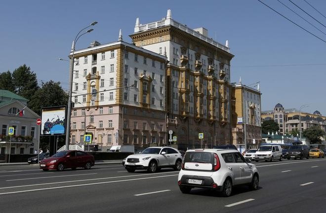 Đại sứ quán Mỹ tại Moscow, Nga (Ảnh: Reuters)