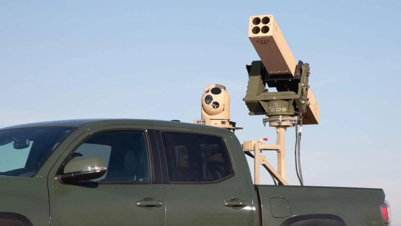 Vampire có thể biến xe bán tải thành hệ thống phóng tên lửa cực kỳ cơ động (Ảnh: L3Harris)