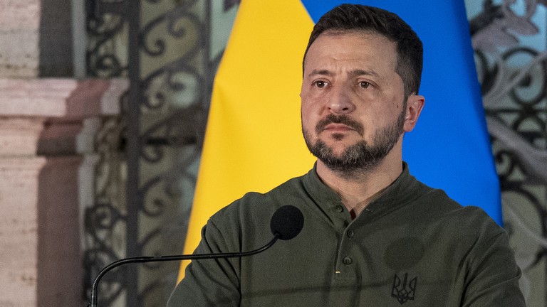 Tổng thống Ukraine Volodymyr Zelensky. Ảnh: Getty.