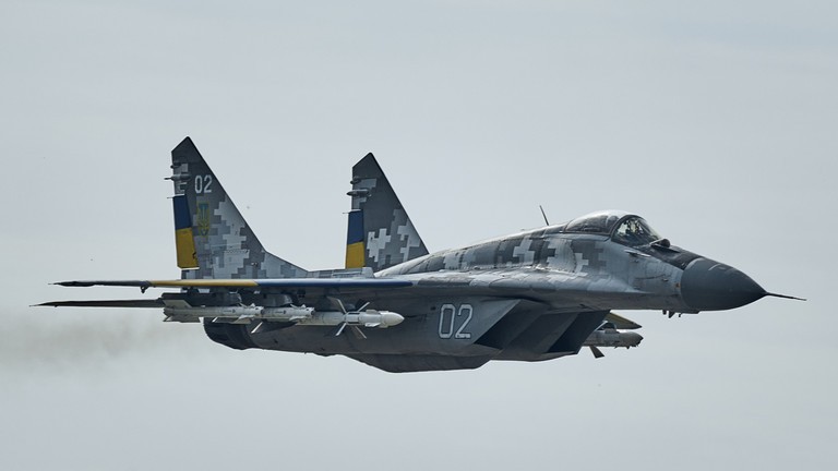 Máy bay chiến đấu MIG-29 của Ukraine. Ảnh: Getty.