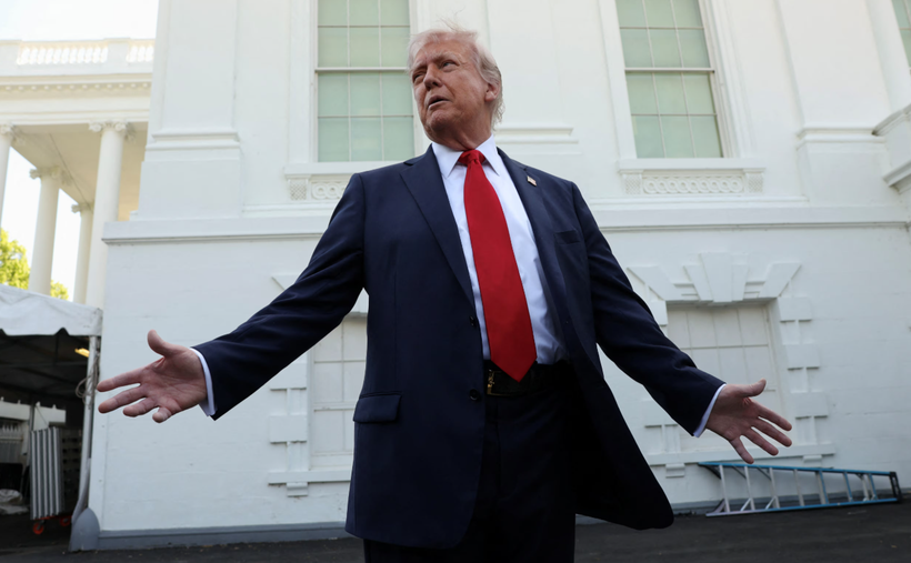 Tổng thống Mỹ Donald Trump hy vọng sẽ có một thỏa thuận công bằng với Trung Quốc về thương mại. Ảnh: Reuters.