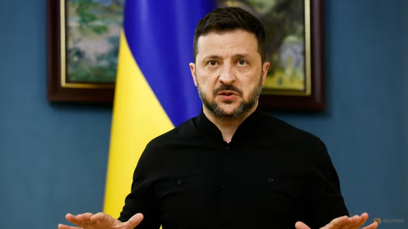Tổng thống Ukraine Volodymyr Zelensky. Ảnh: Reuters.