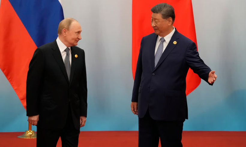 Theo đoạn ghi âm ghi lại trên camera quan sát, ông Putin và ông Tập đã nói về khả năng sống thọ thông qua cấy ghép nội tạng và các thủ thuật y tế tiên tiến. Ảnh: Politico.