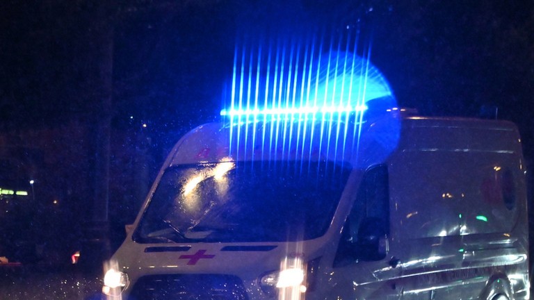 Một xe cứu thương của Nga đang hoạt động. Ảnh: Sputnik.