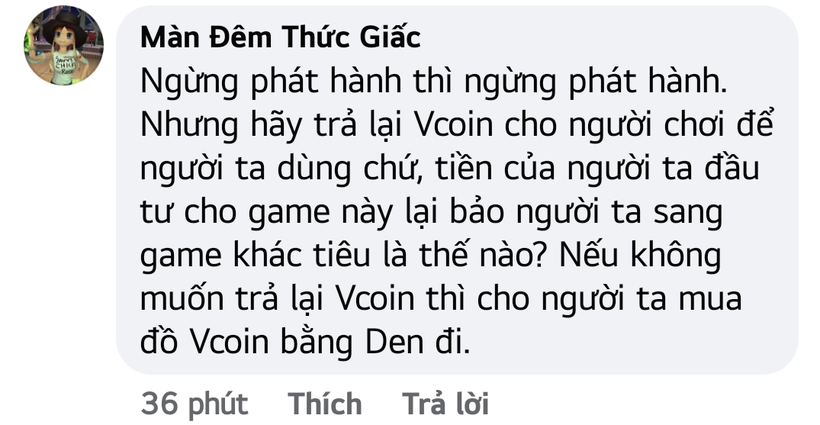 Người chơi không đồng ý với cách quy đổi sang phiên bản Au2 trên mobile. Người chơi không đồng ý với cách quy đổi sang phiên bản Au2 trên mobile.