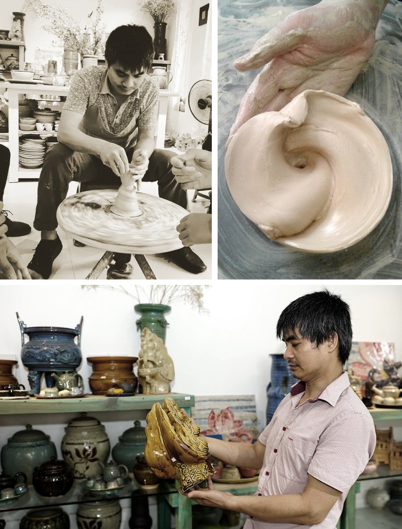 Đất và lửa cộng với cái tâm cái hồn cái phiêu du của hội họa âm nhạc đã tạo nên một phong cách mới cho gốm Chi truyền thống. Đất và lửa cộng với cái tâm cái hồn cái phiêu du của hội họa âm nhạc đã tạo nên một phong cách mới cho gốm Chi truyền thống.