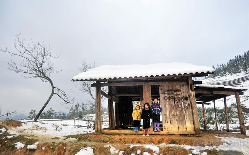 Ngắm tuyết trên những thửa ruộng bậc thang ở “nóc nhà Đông Dương“ ảnh 18 Ngắm tuyết trên những thửa ruộng bậc thang ở “nóc nhà Đông Dương“ ảnh 18