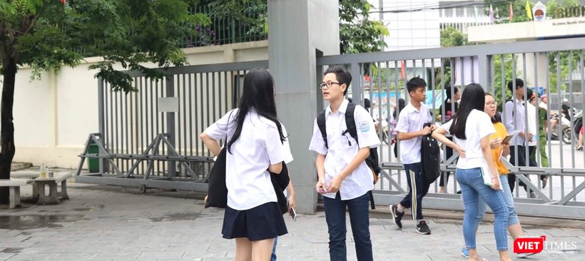 Thí sinh dự thi THPT quốc gia 2019. Ảnh: Minh Thúy