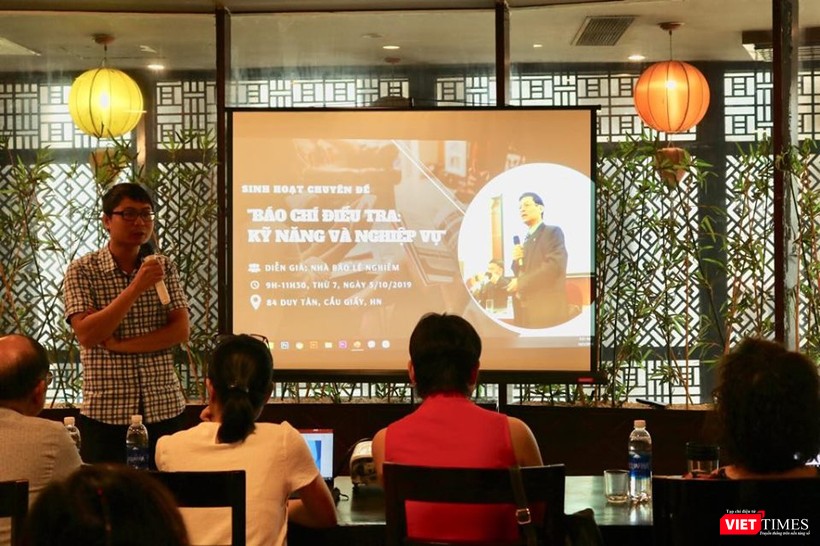 Buổi sinh hoạt chuyên đề "Báo chí điều tra: Kỹ năng và nghiệp vụ"