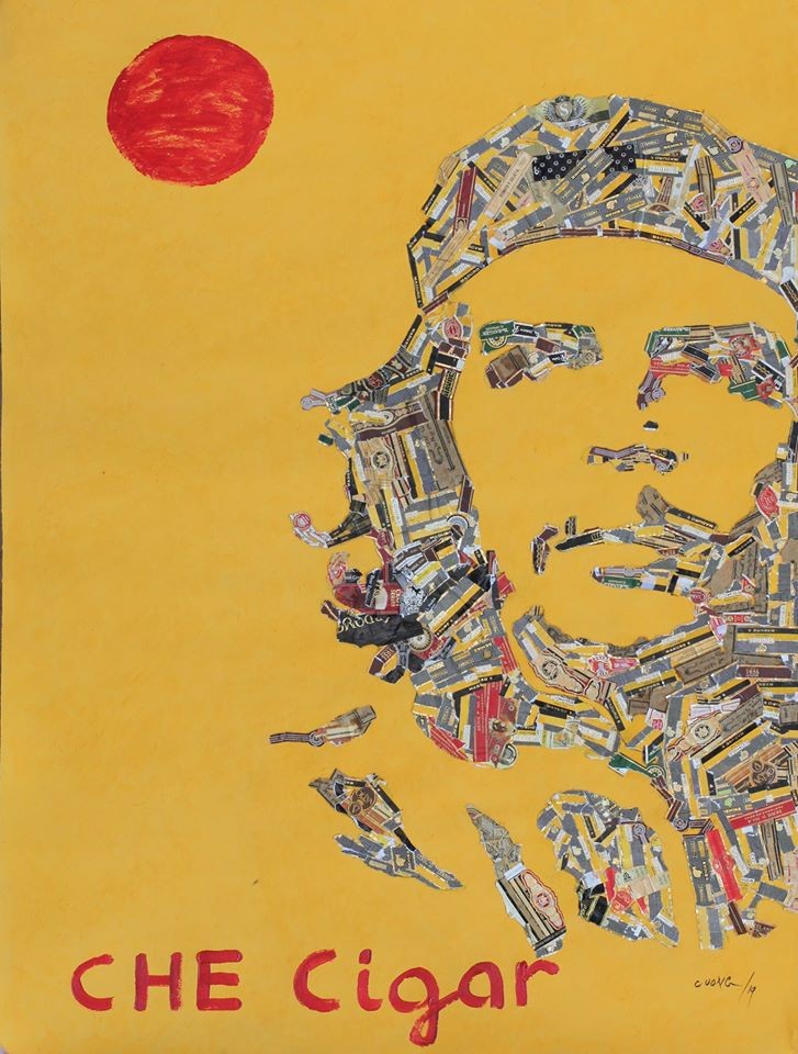 Hình Chevara trên tem xì gà của họa sĩ Lê Thiết Cương và Nguyễn Minh Hiếu Hình Chevara trên tem xì gà của họa sĩ Lê Thiết Cương và Nguyễn Minh Hiếu