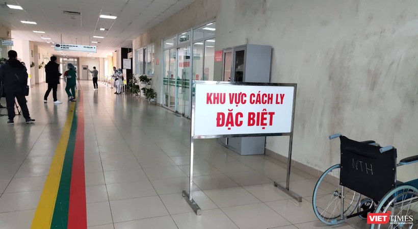 Khu vực cách ly đặc biệt tại Bệnh viện Bệnh Nhiệt đới Trung ương cơ sở 2. Ảnh: Minh Thúy 