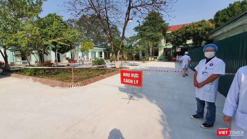 Khu vực cách ly bệnh nhân. Ảnh: Tuấn Dũng