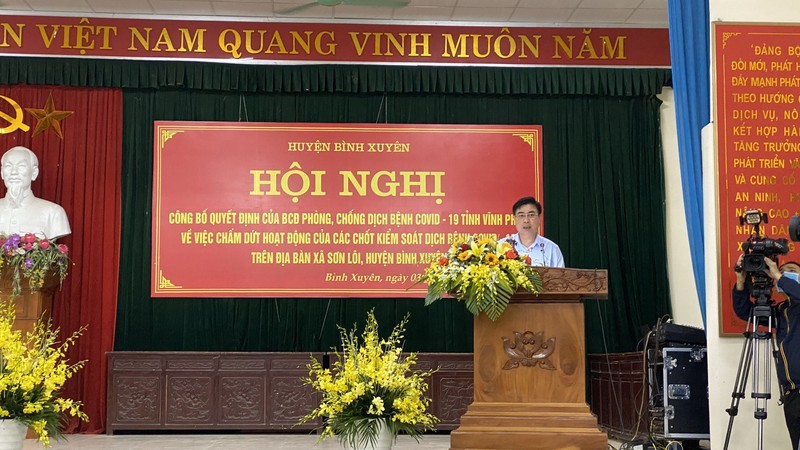 Ông Nguyễn Ngọc Sơn - Chủ tịch UBND xã Sơn Lôi. Ảnh: Châu Anh - PLVN