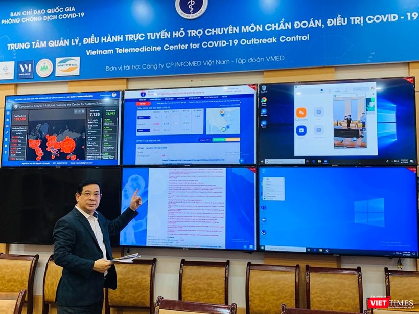 PGS.TS. Lương Ngọc Khuê cập nhật tình hình dịch COVID-19 và hướng dẫn điều trị. Ảnh: Thanh Hằng PGS.TS. Lương Ngọc Khuê cập nhật tình hình dịch COVID-19 và hướng dẫn điều trị. Ảnh: Thanh Hằng