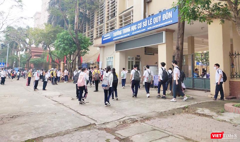 Trường THCS Lê Quý Đôn. Ảnh: Minh Thúy
