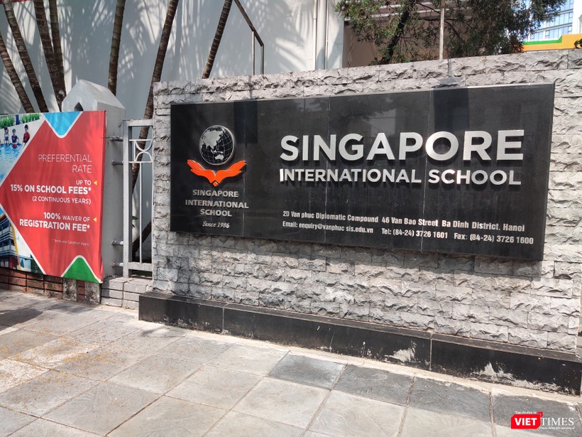 Trường Quốc tế Singapore. Ảnh: Minh Thúy Trường Quốc tế Singapore. Ảnh: Minh Thúy
