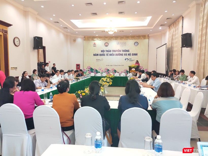 Toàn cảnh hội thảo truyền thông Năm Quốc tế về điều dưỡng – hộ sinh được tổ chức vào chiều nay (27/5). Ảnh: Minh Thúy Toàn cảnh hội thảo truyền thông Năm Quốc tế về điều dưỡng – hộ sinh được tổ chức vào chiều nay (27/5). Ảnh: Minh Thúy