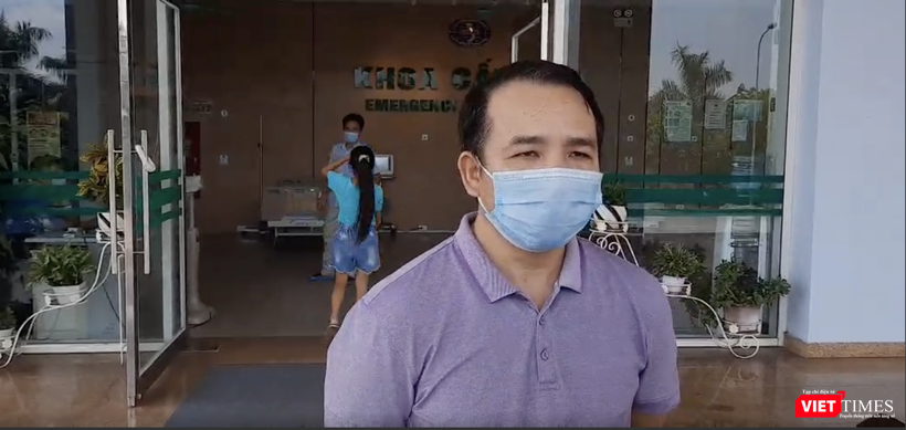 Bệnh nhân 785 mắc COVID-19 trong ngày được công bố khỏi bệnh (Ảnh: Đặng Thanh)