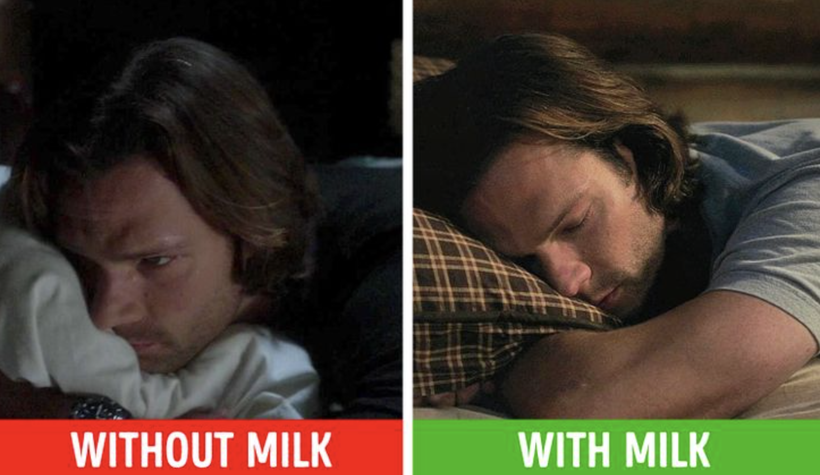 Sữa giúp cơ thể thư giãn (Ảnh: Brightside)