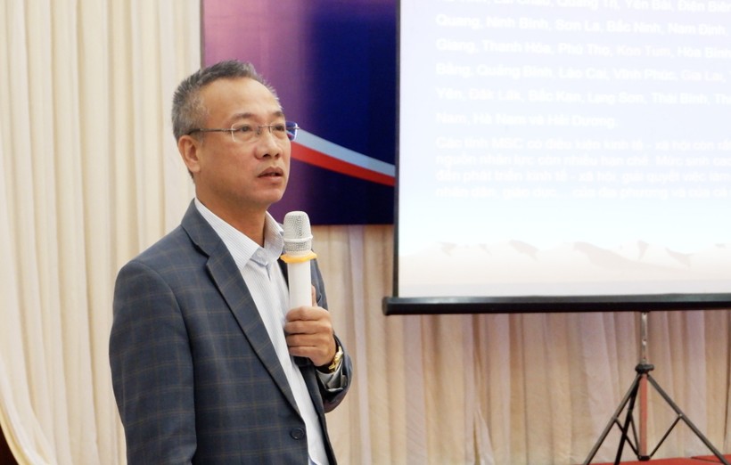 Ông Mai Trung Sơn – Phó Vụ trưởng Vụ Quy mô dân số - Kế hoạch hóa gia đình (Ảnh: Thảo Vy)