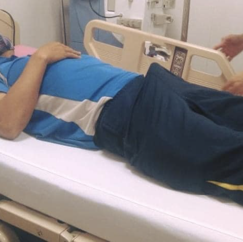 Bệnh nhân vẫn bị &quot;cương cứng&quot; khi vào bệnh viện cấp cứu (Ảnh: Bệnh viện Đại học Y Hà Nội)