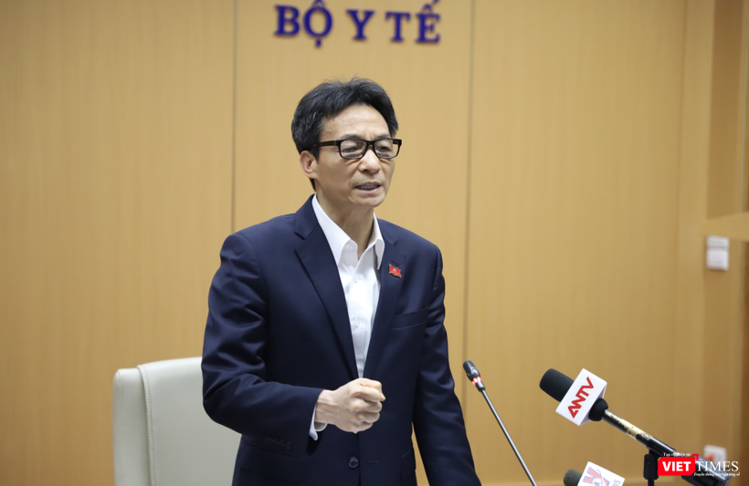 Phó Thủ tướng Vũ Đức Đam nhấn mạnh các địa phương phải giữ tinh thần cảnh giác cao độ (Ảnh: Minh Thuý)