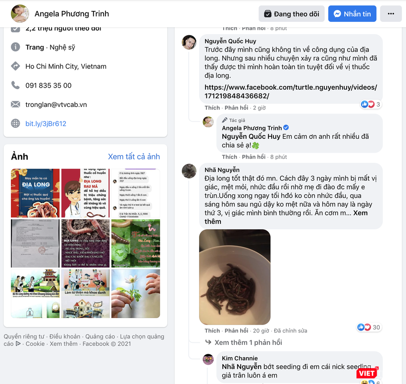 Nhiều người ủng hộ việc sử dụng địa long để chữa bệnh (Ảnh - VT) Nhiều người ủng hộ việc sử dụng địa long để chữa bệnh (Ảnh - VT)