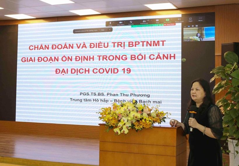 PGS.TS. Phan Thu Phương- Giám đốc Trung tâm Hô hấp, BV Bạch Mai (Ảnh - BVCC)