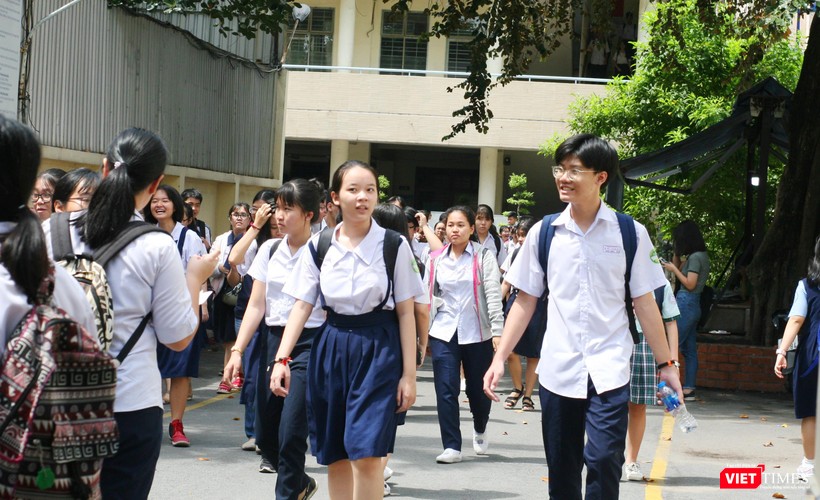 Các thí sinh sắp bước vào kỳ thi tuyển sinh lớp 10