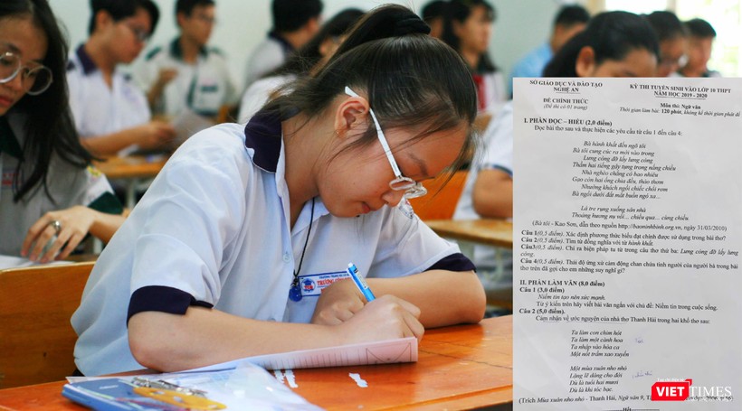 Tiếp tục phát hiện đề thi Văn tuyển sinh lớp 10 giống hệt đề kiểm tra