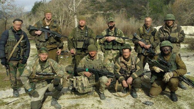 Lính của nhà thầu quân sự Wagner tại Syria.