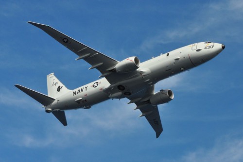 Máy bay tuần tra săn ngầm P-8A Poseidon Mỹ.