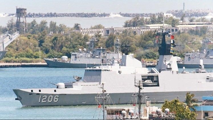 Tàu tuần phòng Địch Hóa lớp Khải Định, Hải quân Đài Loan. Ảnh: UDN Đài Loan.